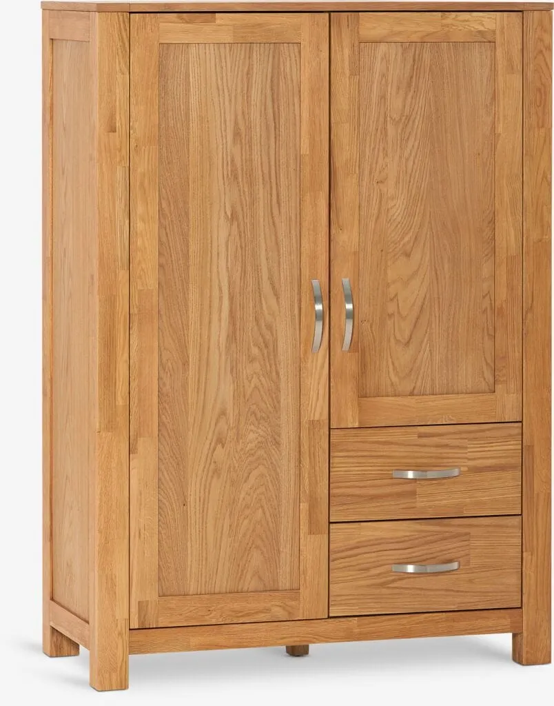 Cassettiera 2 ante 2 cassetti HAGE rovere naturale