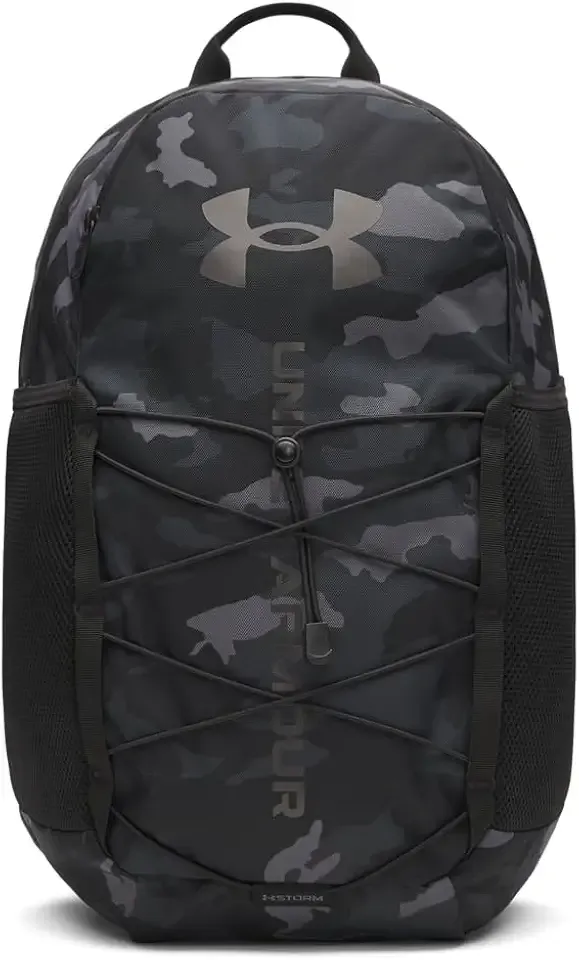 Unisex Hustle Sport 6.0 Backpack, (002) Black/Metallic Black, One Size Fits Most