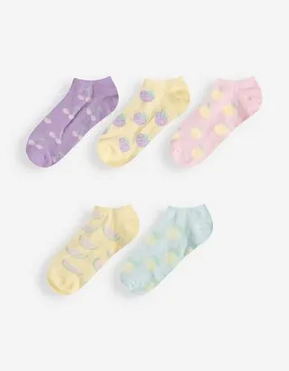 Calze sneakers - Confezione da 5 pezzi