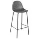 Tabouret de bar VLADI gris anthracite H 95cm