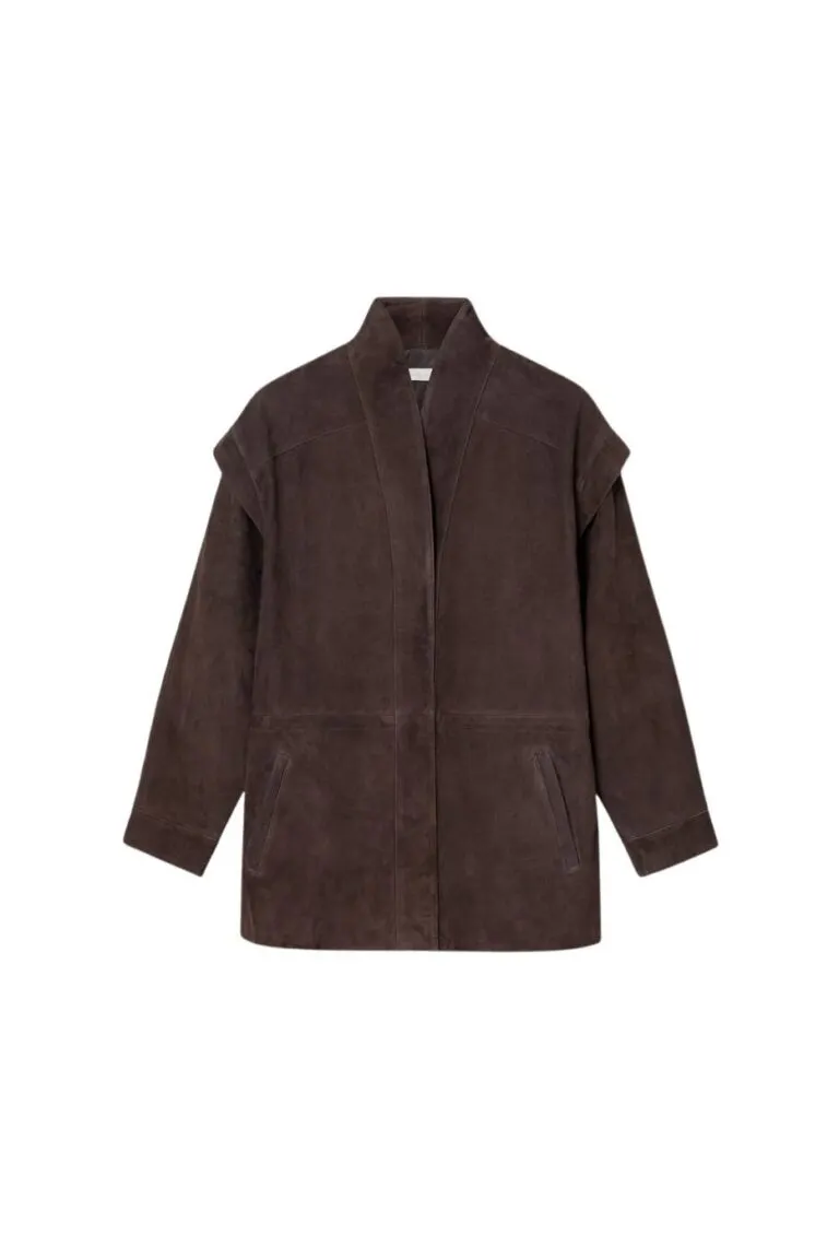 Winnie Leather Jacket - Brun