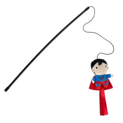 DC Superman Canne à pêche pour chat
