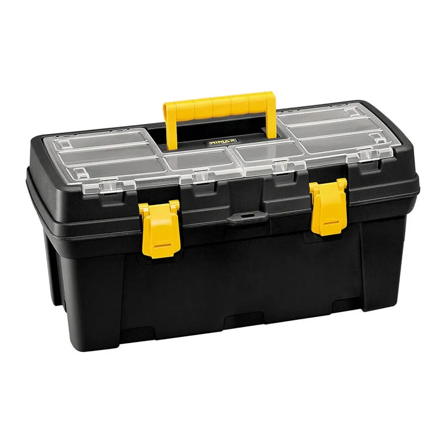 Caja herramientas Rimax 20" cerradura plástica negro