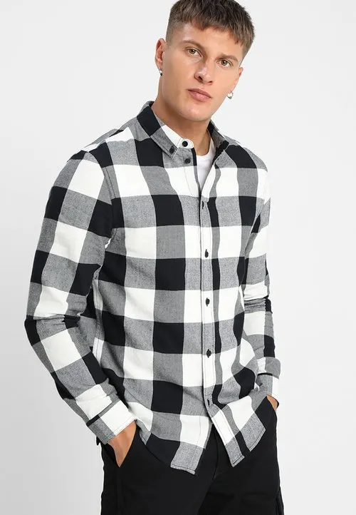 Pier One by Zalando Skjorte - black/white