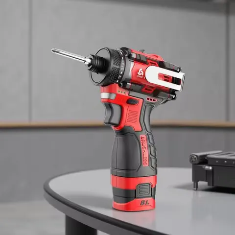 CHIGO Brushless Electric Drill Cordless Knockable Driller Driver 80N.m 18V Screwdriver Li-ion Battery Electric Power Tools