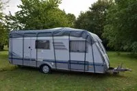 GreenYard® Wohnwagen Schutzdach 550 cm Abdeckplane Wohnmobilschutzdach