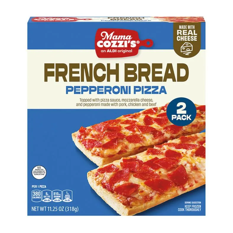 Mama Cozzi's Pizza Kitchen Pepperoni French Bread Pizza