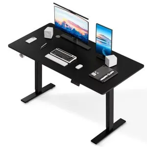 Escritorio Elevable Eléctrico 80x160 cm, Altura 70-117 cm, Función memoria, Rebote en caso de resistencia, Modo ahorro de energía.