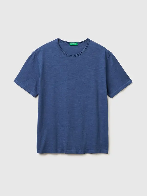 Slub cotton t-shirt