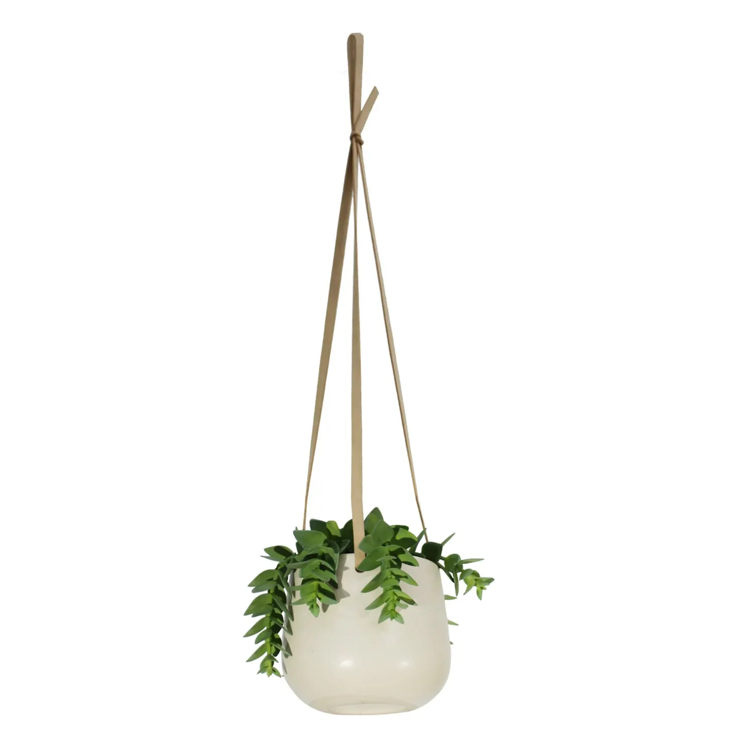 23-in Green Indoor Hanging Succulent Artificial Plant