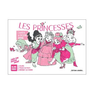 Cahier de dessin animé "Les Princesses"