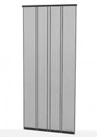 Klemm Lamellenvorhang "COMFORT" 100x220cm anthrazit