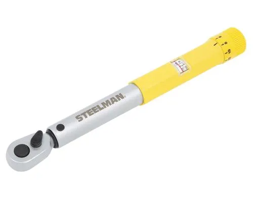 Steelman® 1/4" Drive Micro-Adjustable Click-Type Torque Wrench