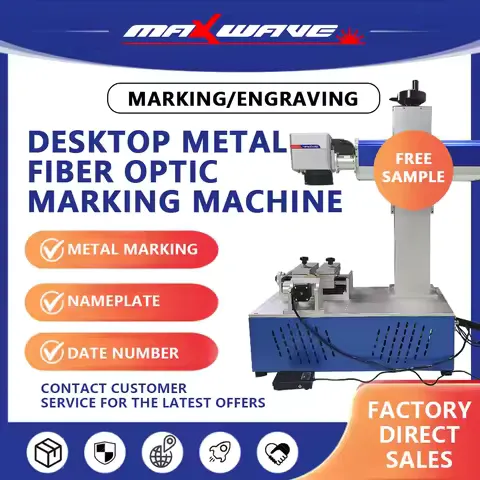 Fiber Laser Marking Machine for Metal Aluminum Stainless Steel Engraving Permanent Code Printer for Auto Parts Electronics