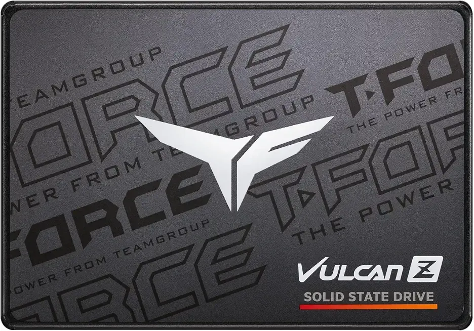 TEAMGROUP T-Force Vulcan Z 1TB SLC Cache 3D NAND TLC 2.5 Inch SATA III Internal Solid State Drive SSD, PC Upgrade (Read/Write Speed up to 550/500 MB/s) T253TZ001T0C101