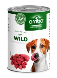 arriba mit Wild für Hunde 6 x 400 g
