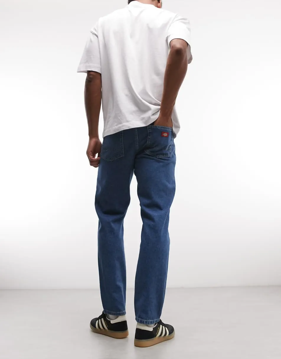 Dickies 982 slim tapered jeans in medium blue