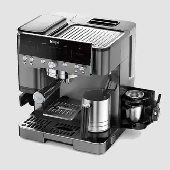 Ninja Luxe Café Manual Espresso Machine Gunmetal ES601GMANZ
