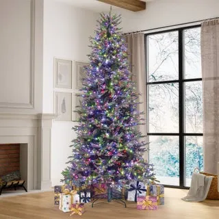 9' Pre-Lit Slim Micro LED with Twinkle Artificial Christmas Tree