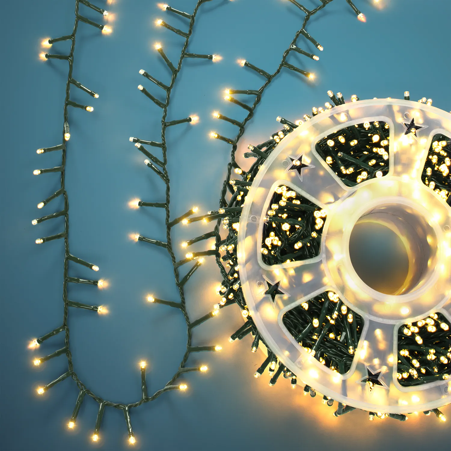 Catena Luminosa 2000 Led Bianco Caldo