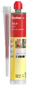 Résine polyester gris 300 ml pour scellement chimique maçonnerie - Fischer