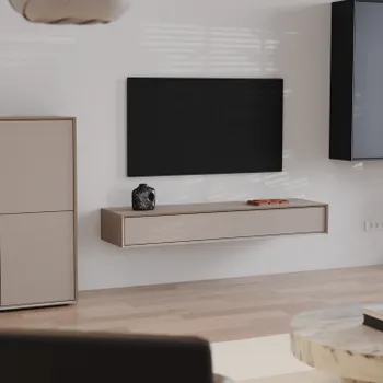 Tv-Meubel NORDIK 1 Klapdeur B160 Beige