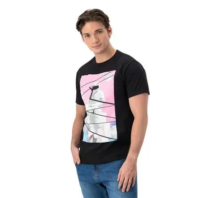 Playera Hummo Hombre Manga Corta Diseño Frontal Astronauta