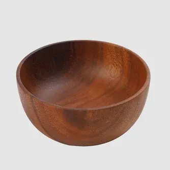 Studio by Urban Loft Acacia Wood Mixing Bowls 15cm