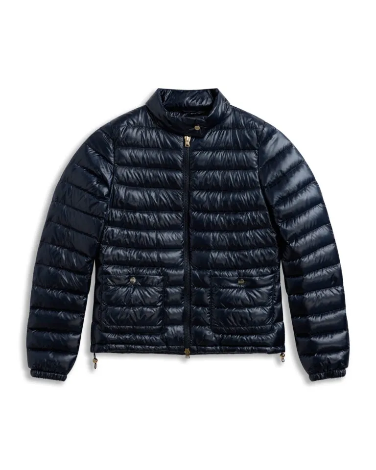 Bomber Jacket In Nylon Ultralight - Marine