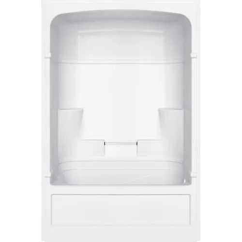 Mirolin Empire W59.5 in. x H85.5 in. x D31 3 Piece Acrylic Shower and Tub Surround Right Hand Drain White