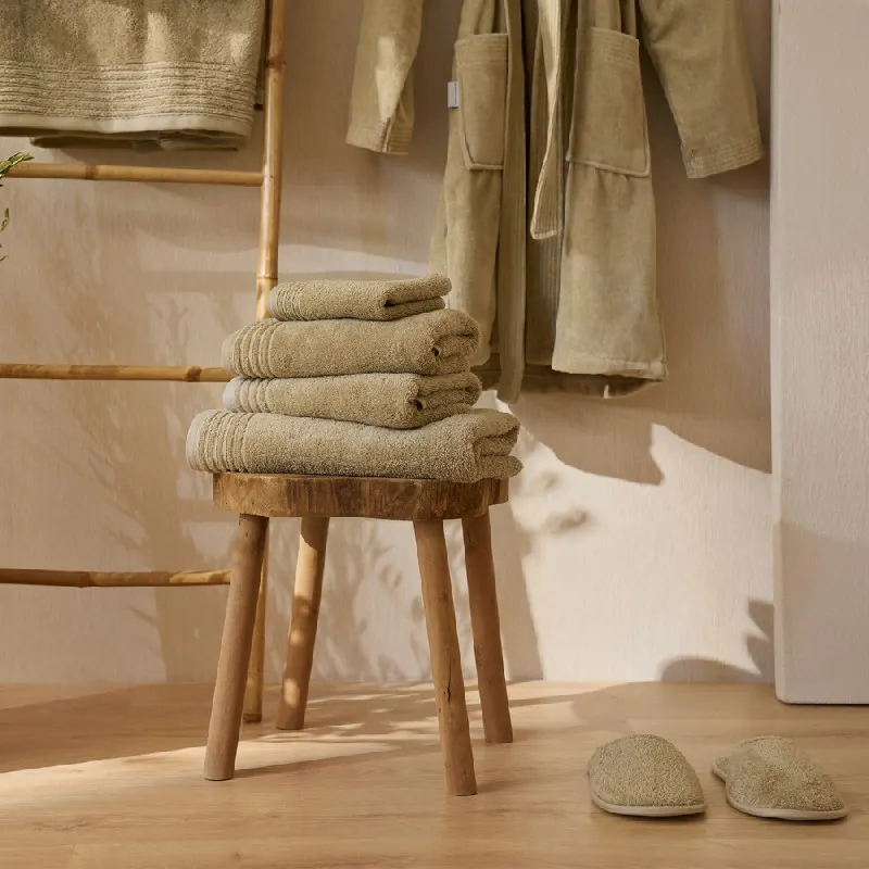 Toalla algodón peinado - Basic LM lino