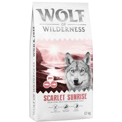 Wolf of Wilderness "Scarlet Sunrise" saumon et thon - sans céréales