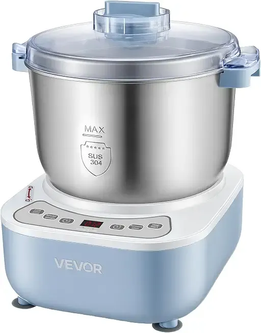 VEVOR Dough Mixer 6.9 Quart Electric Dough Maker with Ferment Function