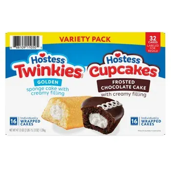 Hostess Cupcakes & Twinkies, 32-count