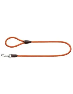 Hunter Looplijn Freestyle Nylon Rond - Hondenriem - 110x1 cm Oranje