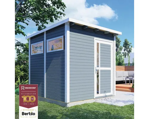 Zahradní domek Bertilo Pentus 2 včetně podlahy 226x234 cm světle šedý šedá