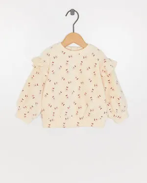 Sweater van fijn ribfluweel