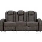 Axil Dual Power Reclining Sofa - Shadow