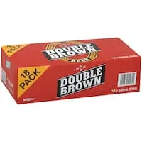 double brown beer lager Can 18 x 330mL