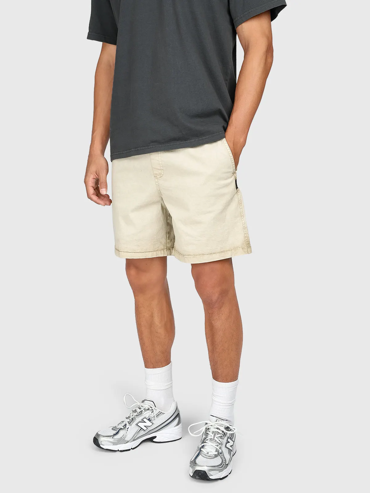 Alec Men Walk Shorts | Feather Grey