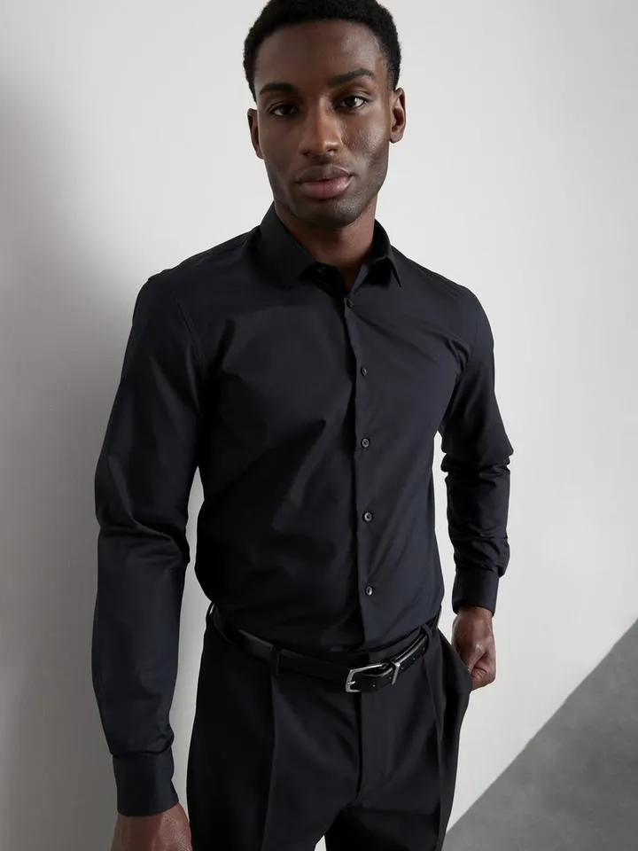 Chemise habillée classique à manches longues