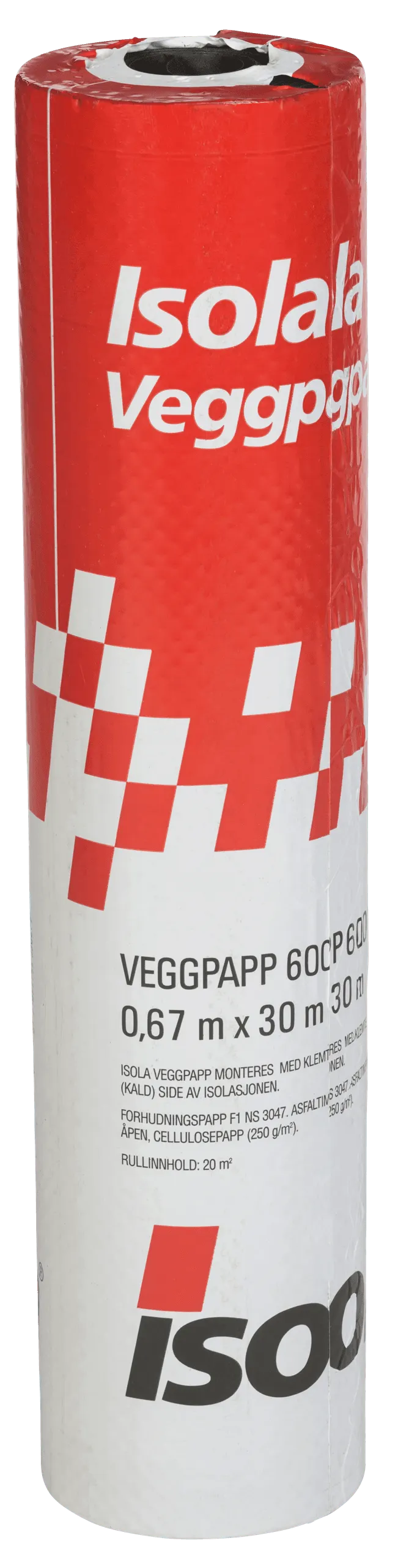 VEGGPAPP 600 0,67X30M ISOLA