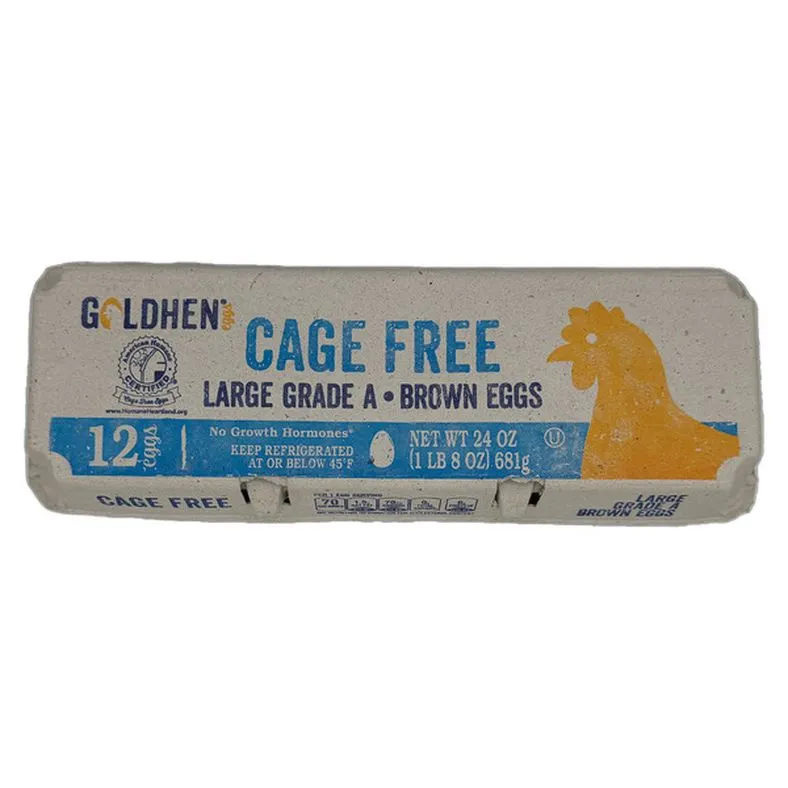 Goldhen Cage Free Large Brown Eggs - Grade A