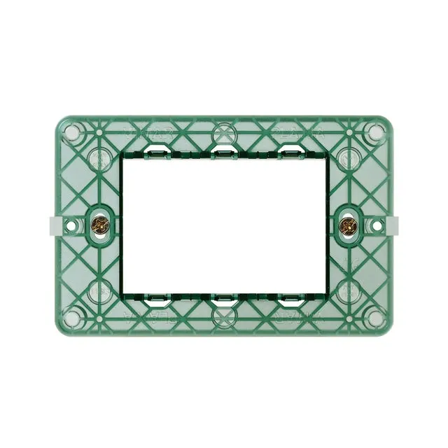 Supporto 3 moduli Plana VIMAR verde