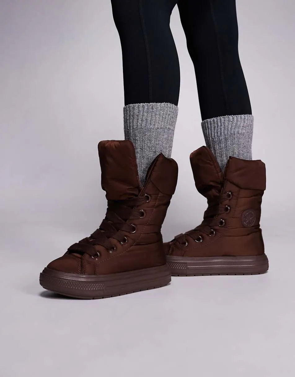 Converse Chuck Taylor All Star Hi Elements boots in brown