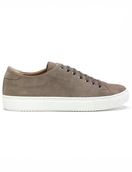 Herbert Suede Sneakers Iron Brown