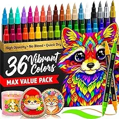 ARTISTRO 36 Acrylic Paint Markers - Paint…