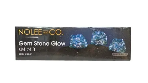 Nolee and Co.® Gem Stone Glow - Set of 3