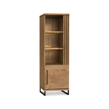 Wandkast ALESSANDRO Mango/Anodic Brown B65