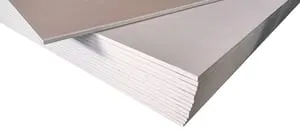 Lastra cartongesso bianco L 200 x L 120 cm, Sp12.5 mm